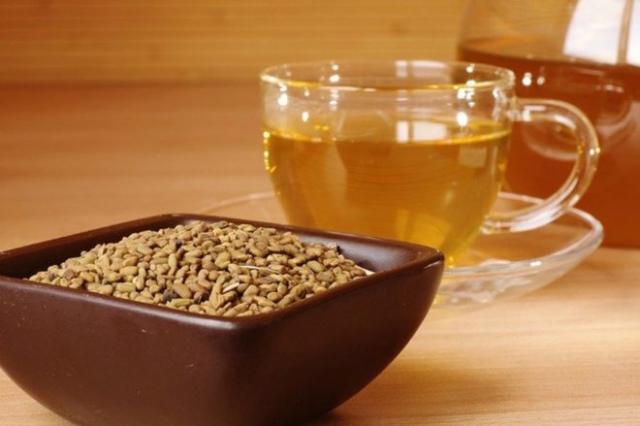 Yellow Egyptian Helba tea How to drink Helba tea on the gallbladder