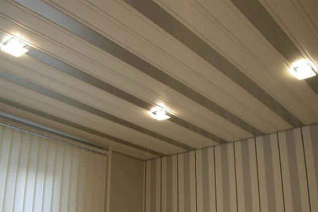 DIY ceiling made of PVC panels: photo and video instructions Installing panels on the ceiling